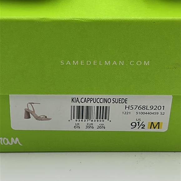 2433- Sam Edelman Tan Block Heel Sandals Size 9.5 NWT - Picture 8 of 8